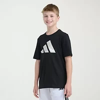 adidas Big Kid Boys Crew Neck Short Sleeve Regular Fit Graphic T-Shirt