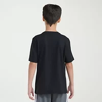 adidas Big Kid Boys Crew Neck Short Sleeve Regular Fit Graphic T-Shirt