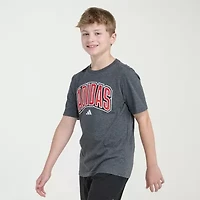 adidas Big Kid Boys Crew Neck Short Sleeve Regular Fit Graphic T-Shirt