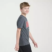 adidas Big Kid Boys Crew Neck Short Sleeve Regular Fit Graphic T-Shirt