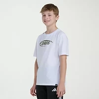 adidas Big Kid Boys Crew Neck Short Sleeve Regular Fit Graphic T-Shirt