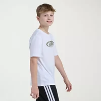 adidas Big Kid Boys Crew Neck Short Sleeve Regular Fit Graphic T-Shirt