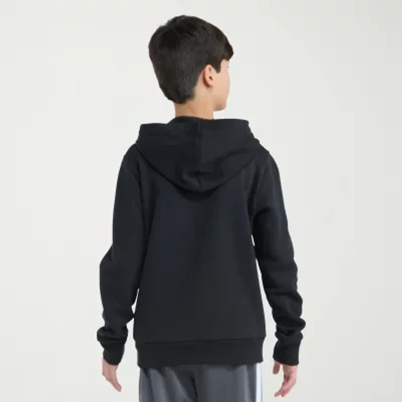 adidas Big Kid Boys Long Sleeve Fleece Active Hoodie