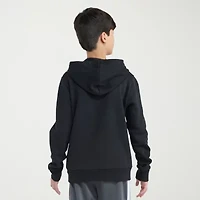 adidas Big Kid Boys Long Sleeve Fleece Active Hoodie