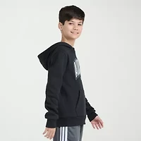 adidas Big Kid Boys Long Sleeve Fleece Active Hoodie