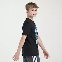 adidas Big Kid Boys Crew Neck Short Sleeve Regular Fit Graphic T-Shirt