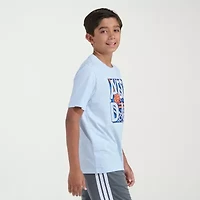 adidas Big Kid Boys Crew Neck Short Sleeve Regular Fit Graphic T-Shirt
