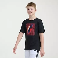 adidas Big Kid Boys Crew Neck Short Sleeve Regular Fit Graphic T-Shirt