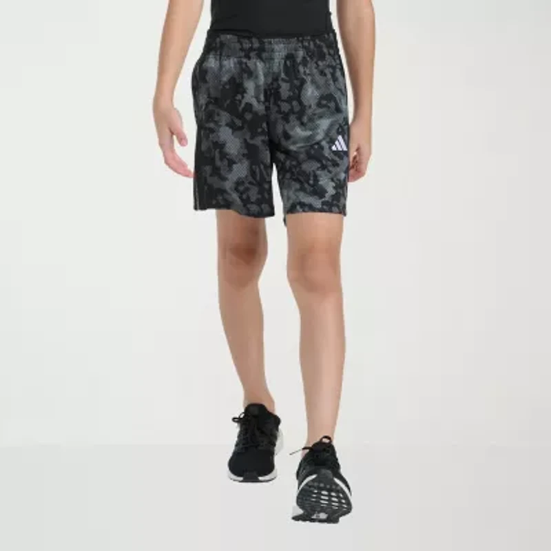 adidas Big Kid Boys Mid Rise Pull-On Short