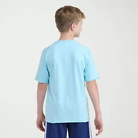 adidas Big Kid Boys Crew Neck Short Sleeve Regular Fit Graphic T-Shirt