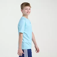 adidas Big Kid Boys Crew Neck Short Sleeve Regular Fit Graphic T-Shirt