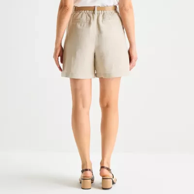 Liz Claiborne Womens Tall Midi Short
