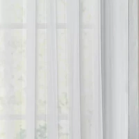 Eclipse Victoria Voile Rod Pocket Sheer Set of 2 Curtain Panel