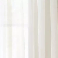 Eclipse Victoria Voile Rod Pocket Sheer Set of 2 Curtain Panel