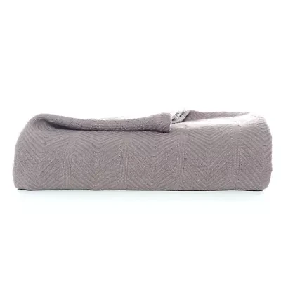 Eddie Bauer Herringbone Cotton Blanket