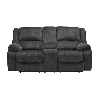 Signature Design by Ashley® Dryden Pad-Arm Reclining Loveseat