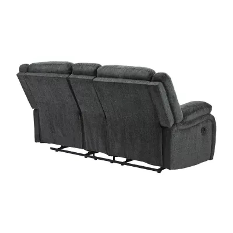 Signature Design by Ashley® Dryden Pad-Arm Reclining Loveseat