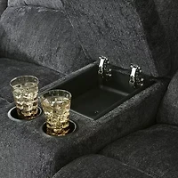 Signature Design by Ashley® Dryden Pad-Arm Reclining Loveseat