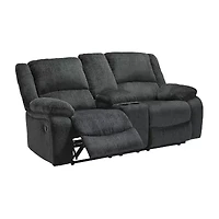 Signature Design by Ashley® Dryden Pad-Arm Reclining Loveseat
