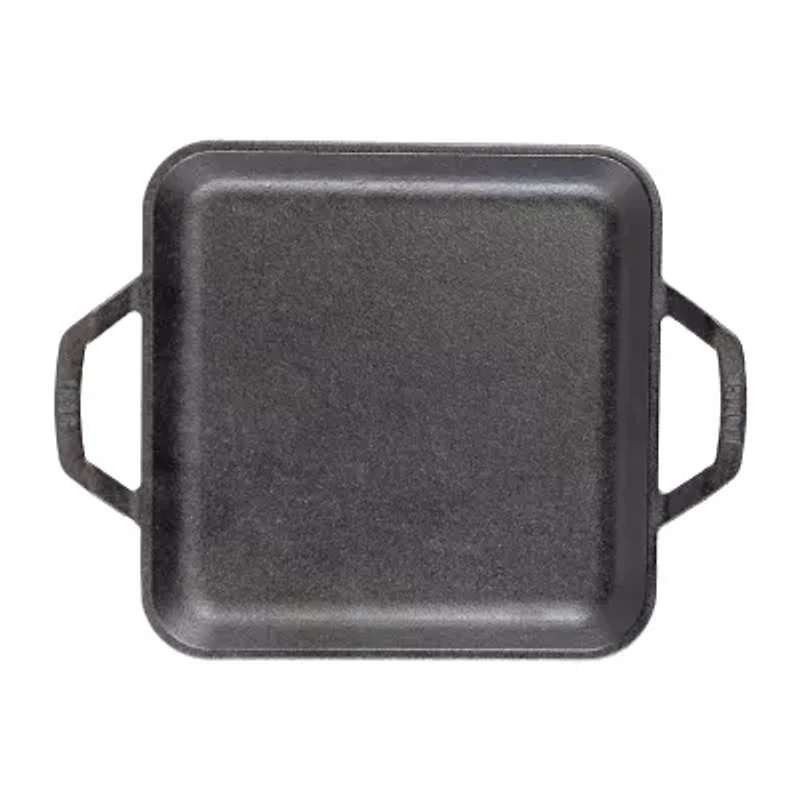 Lodge Cookware Cast Iron 11" Chef Style Square Griddle