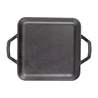 Lodge Cookware Cast Iron 11" Chef Style Square Griddle