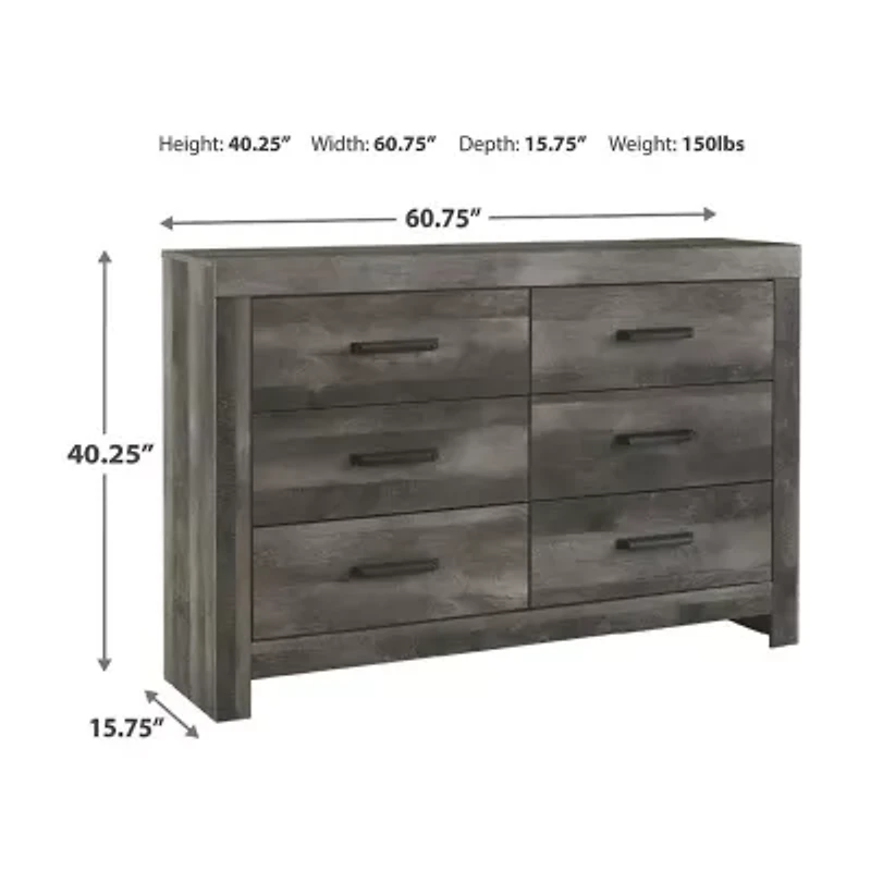 Signature Design by Ashley® Wymer Collection 6-Drawer Dresser