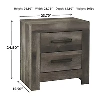 Signature Design by Ashley® Wymer Collection 2-Drawer Nightstand
