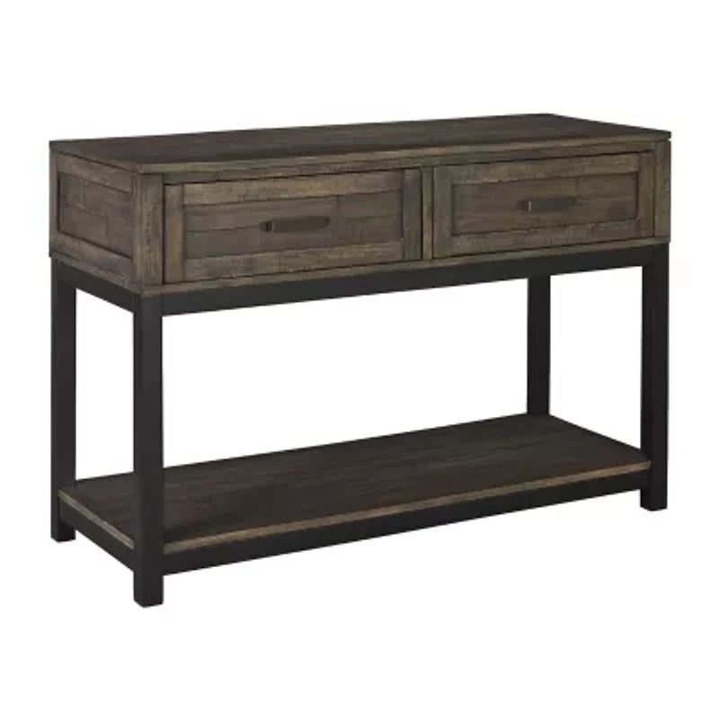 Signature Design by Ashley® Johurst Collection 2-Drawer Storage Console Table