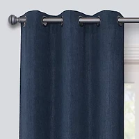 Regal Home Surfaces Solid Grommet Top Light-Filtering Single Curtain Panel