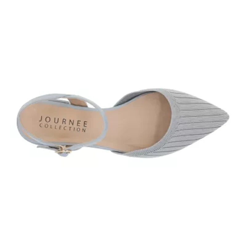 Journee Collection Ansley Womens Pointed Closed Toe Ballet Flats