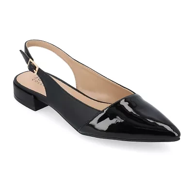 Journee Collection Bertie Womens Pointed Closed Toe Ballet Flats