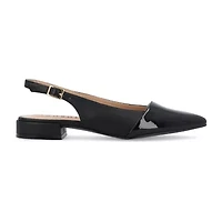 Journee Collection Bertie Womens Pointed Closed Toe Ballet Flats