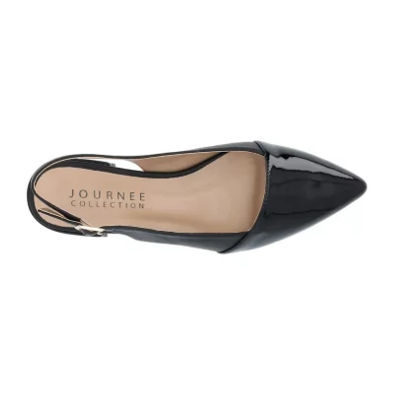Journee Collection Bertie Womens Pointed Closed Toe Ballet Flats