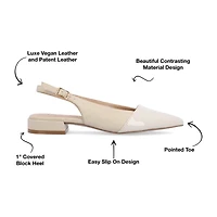 Journee Collection Bertie Womens Pointed Closed Toe Ballet Flats