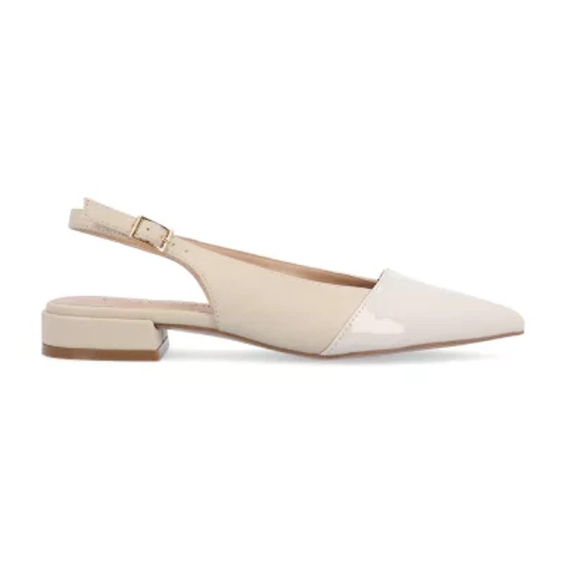 Journee Collection Bertie Womens Pointed Closed Toe Ballet Flats