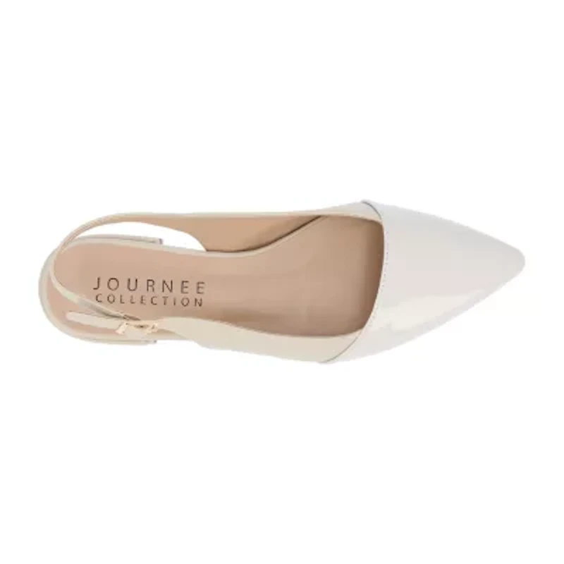 Journee Collection Bertie Womens Pointed Closed Toe Ballet Flats