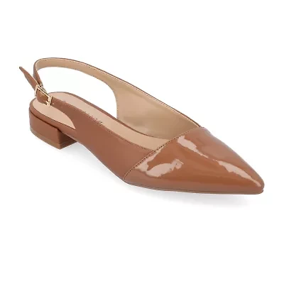 Journee Collection Bertie Womens Pointed Closed Toe Ballet Flats