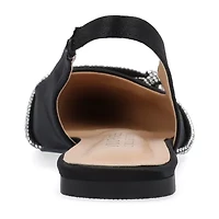 Journee Collection Rebbel Womens Pointed Closed Toe Ballet Flats