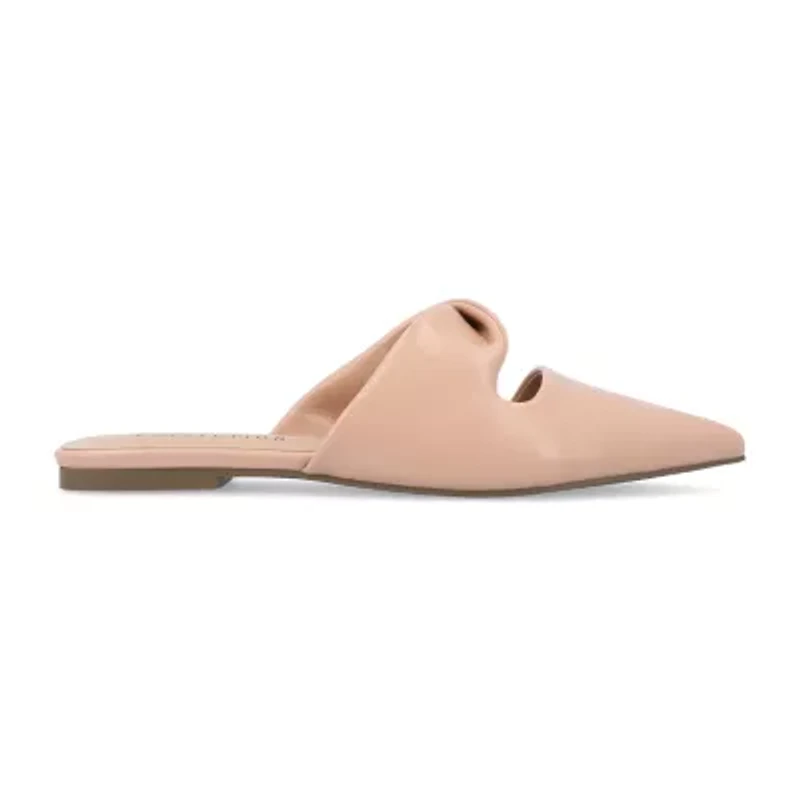 Journee Collection Enniss Womens Pointed Closed Toe Mules