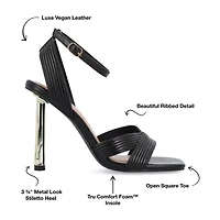 Journee Collection Annett Womens Square Open Toe Stiletto Heel Pumps