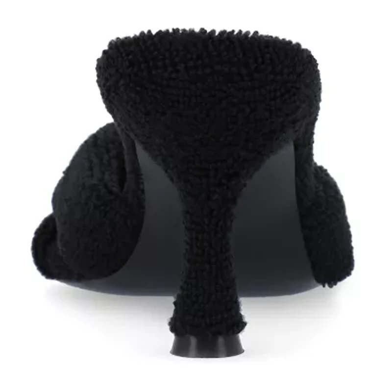 Journee Collection Mannon Womens Round Open Toe Stiletto Heel Pumps