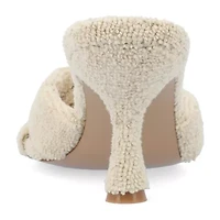 Journee Collection Mannon Womens Round Open Toe Stiletto Heel Pumps