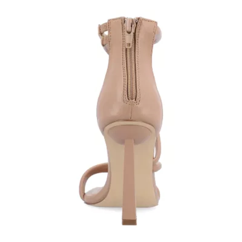 Journee Collection Marza Womens Square Open Toe Stiletto Heel Pumps