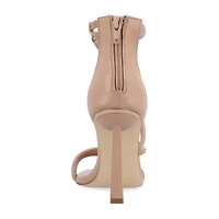 Journee Collection Marza Womens Square Open Toe Stiletto Heel Pumps