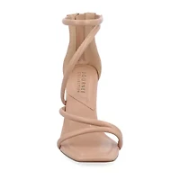 Journee Collection Marza Womens Square Open Toe Stiletto Heel Pumps