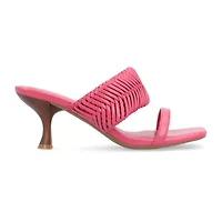 Journee Collection Monyka Womens Square Open Toe Stiletto Heel Pumps