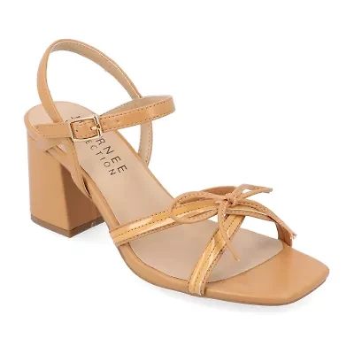 Journee Collection Cloudsteppers Womens Issmia Heeled Sandals