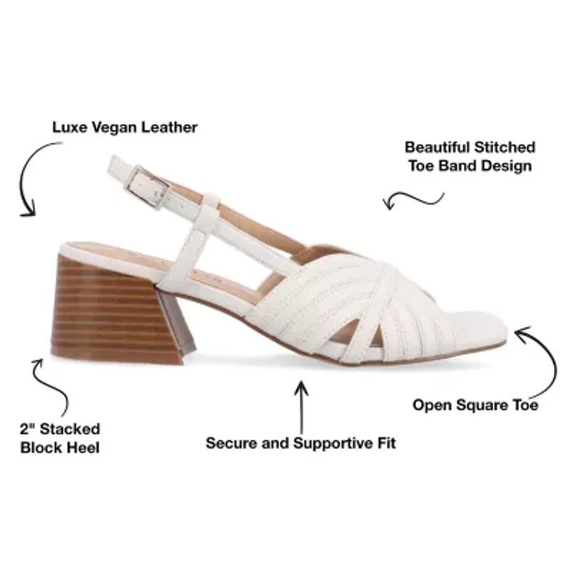 Journee Collection Womens Kirsi Heeled Sandals