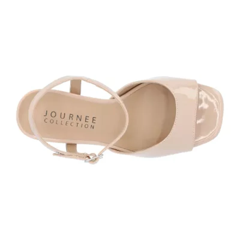 Journee Collection Womens Ziarre Heeled Sandals