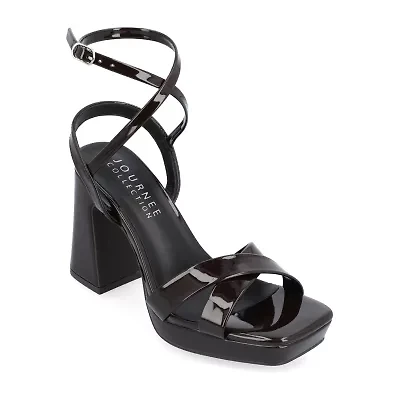 Journee Collection Womens Zorana Heeled Sandals